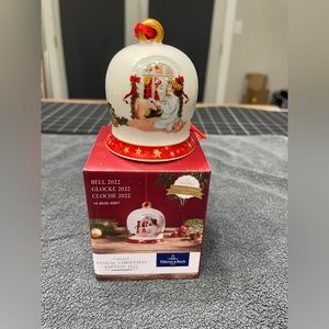 Villeroy Boch 2022 Annual Christmas Bell Ornament